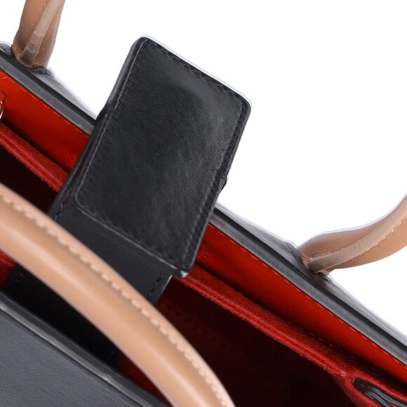 Christian Louboutin Paloma Small Handbag Black Beige Multi Leopard Studded - Picture 8 of 8